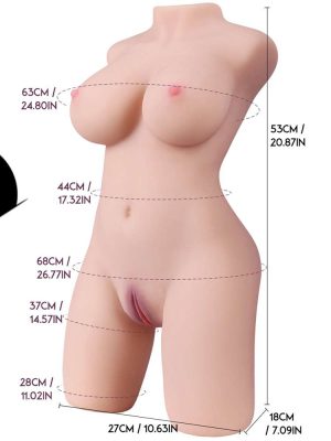 Realistic Tunnel 3 in 1 Torso Sex Toy 9kg 6